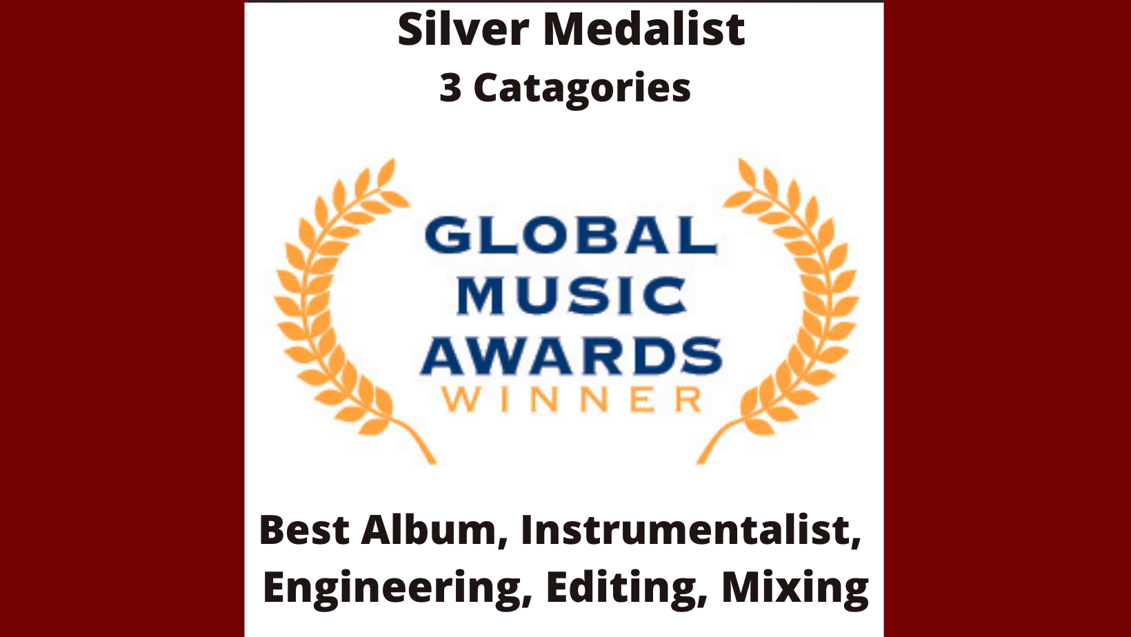 Global Music Awards_Silver Medalist